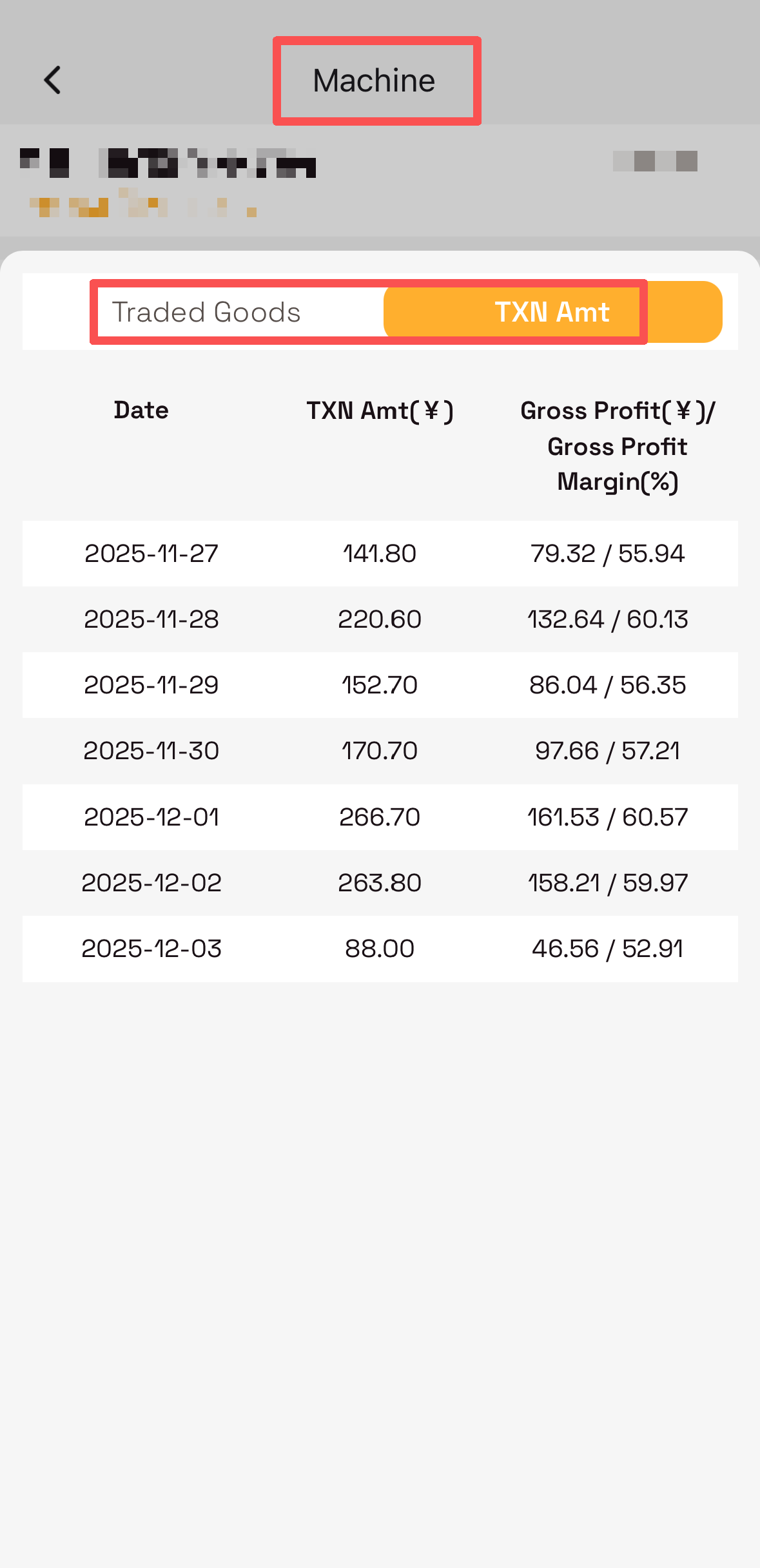 Transaction Details